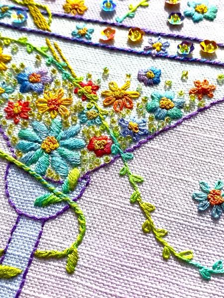 Cocktail Time Embroidery Project by Dizzy & Creative