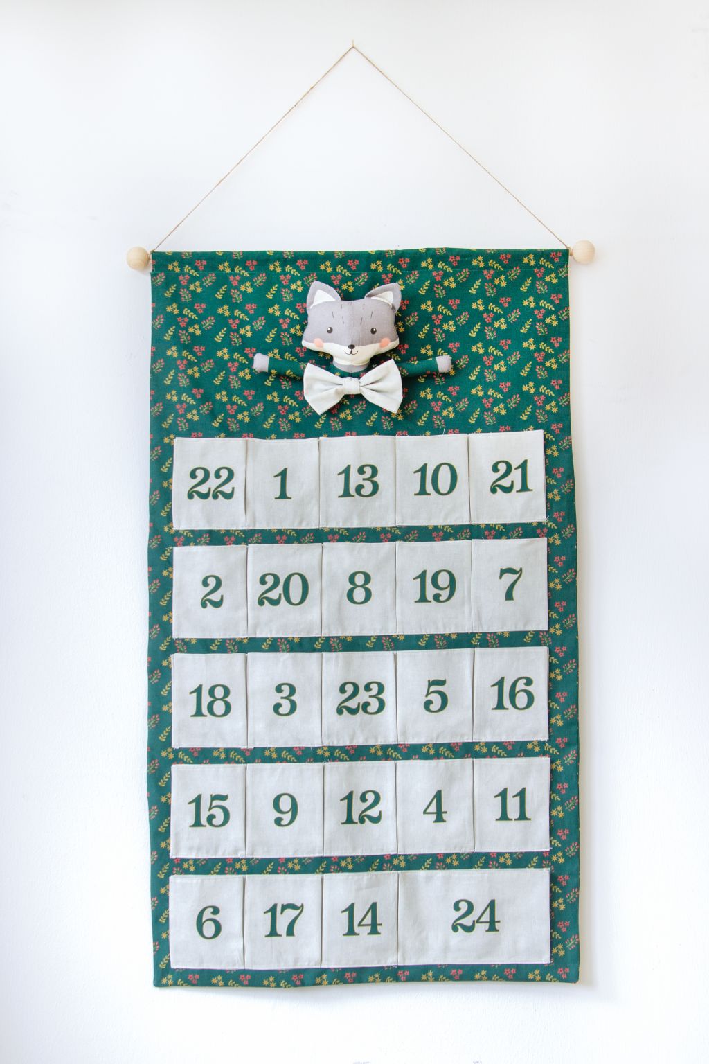 Coccolini Advent Calendar Fabric Panel – Wolfy