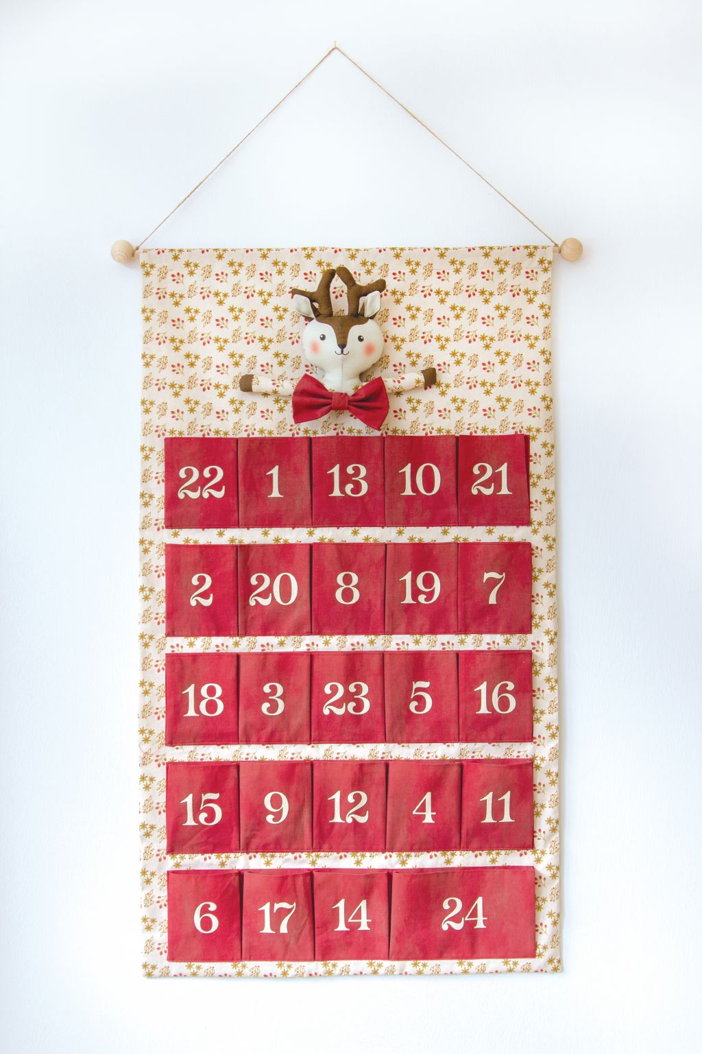 Coccolini Advent Calendar Fabric Panel – Rudy