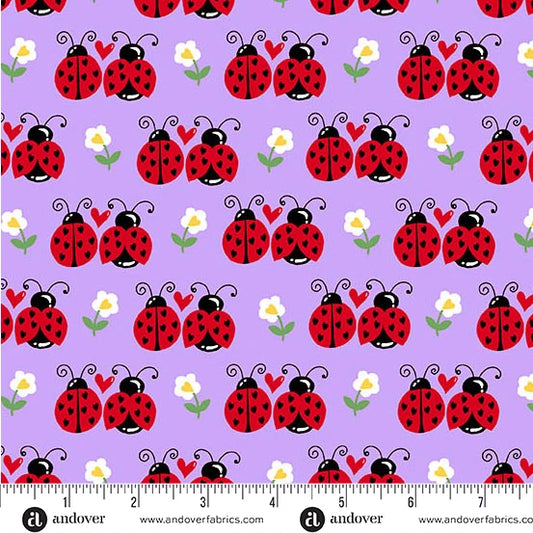 Little Ladies Cotton Fabric Collection - by Makower. Sold by the Quarter Metre