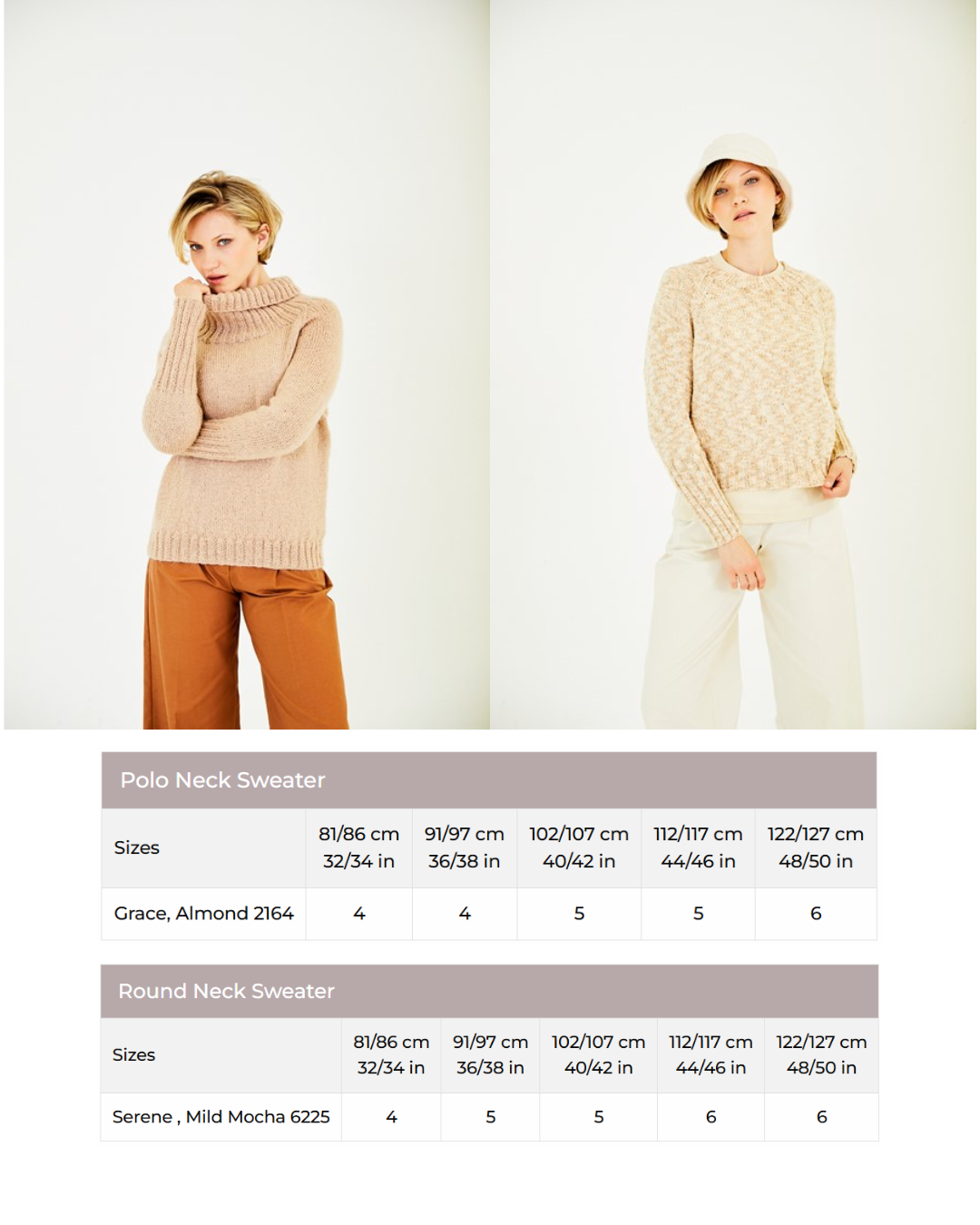 Knitting & Crochet Patterns - Ladies (Below Is a Very Small Selection of Patterns Available in the Shop)