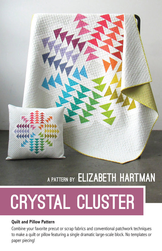Crystal Cluster Quilt & Pillow Pattern - by Elizabeth Hartman