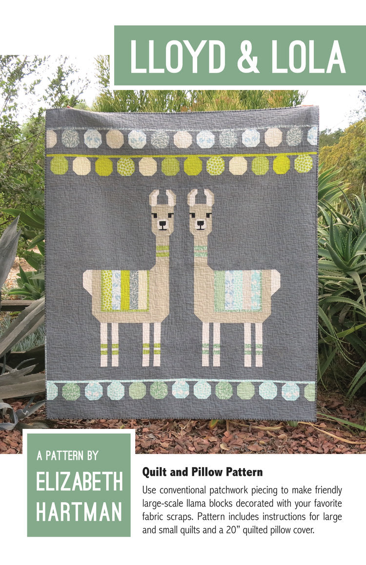 Lloyd & Lola Quilt & Pillow Pattern - by Elizabeth Hartman