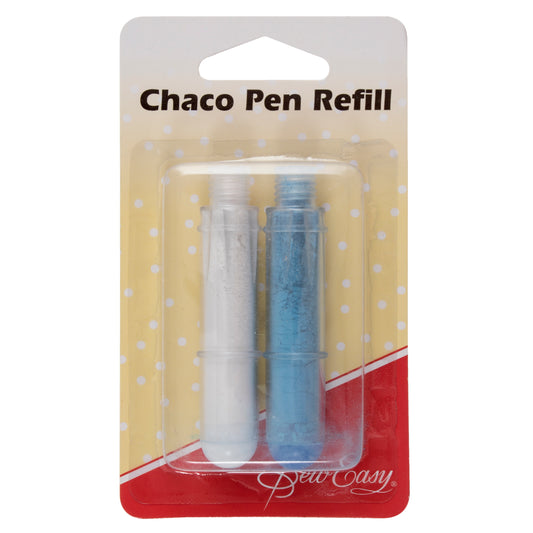 Chalk Pen Quilters Refill - One Blue, One White