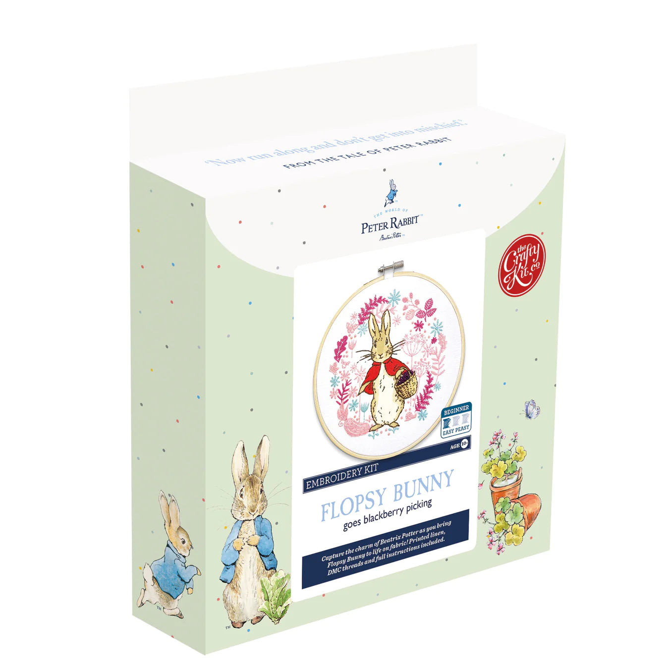 Flopsy Bunny Embroidery Kit from The Crafty Kit Company