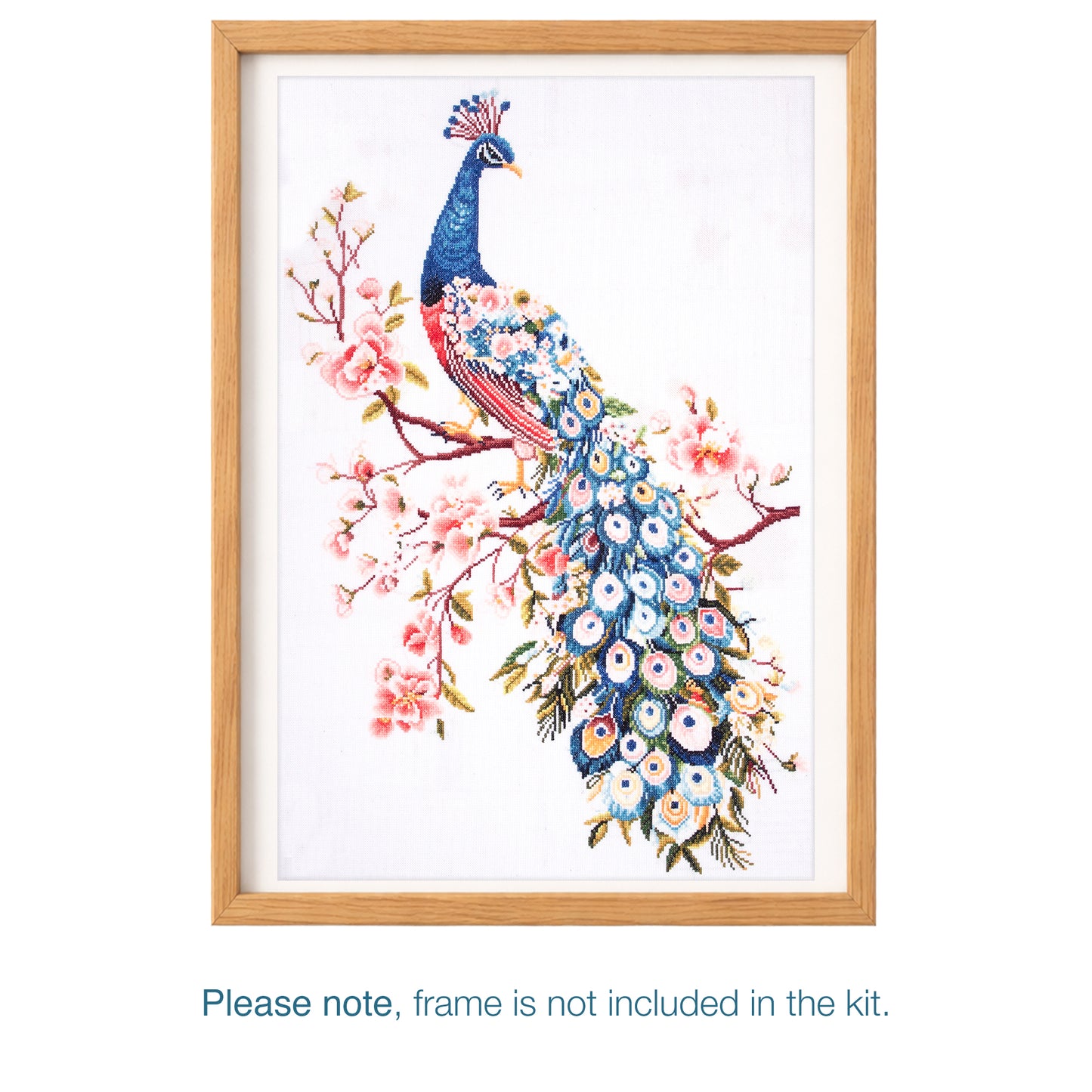 Peacock Extra Large Counted Cross Stitch Kit