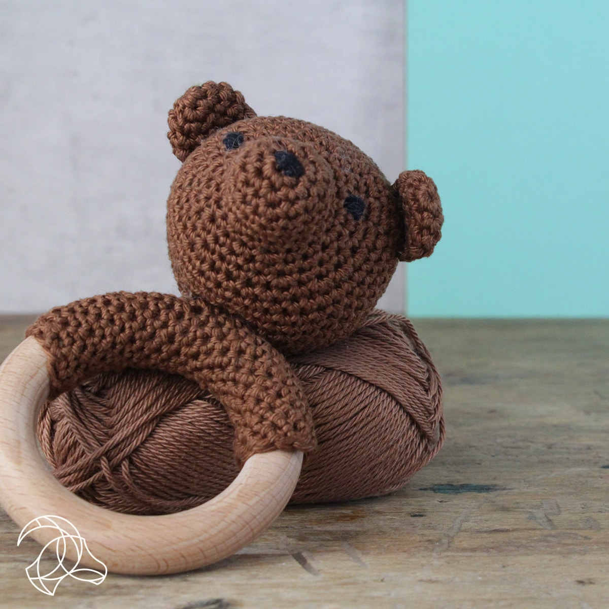 Baby Rattle - Teddy Bear - Crochet Kit