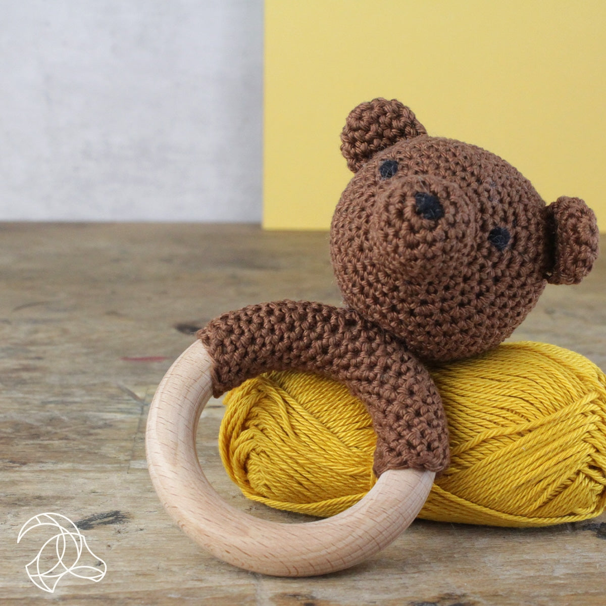 Baby Rattle - Teddy Bear - Crochet Kit
