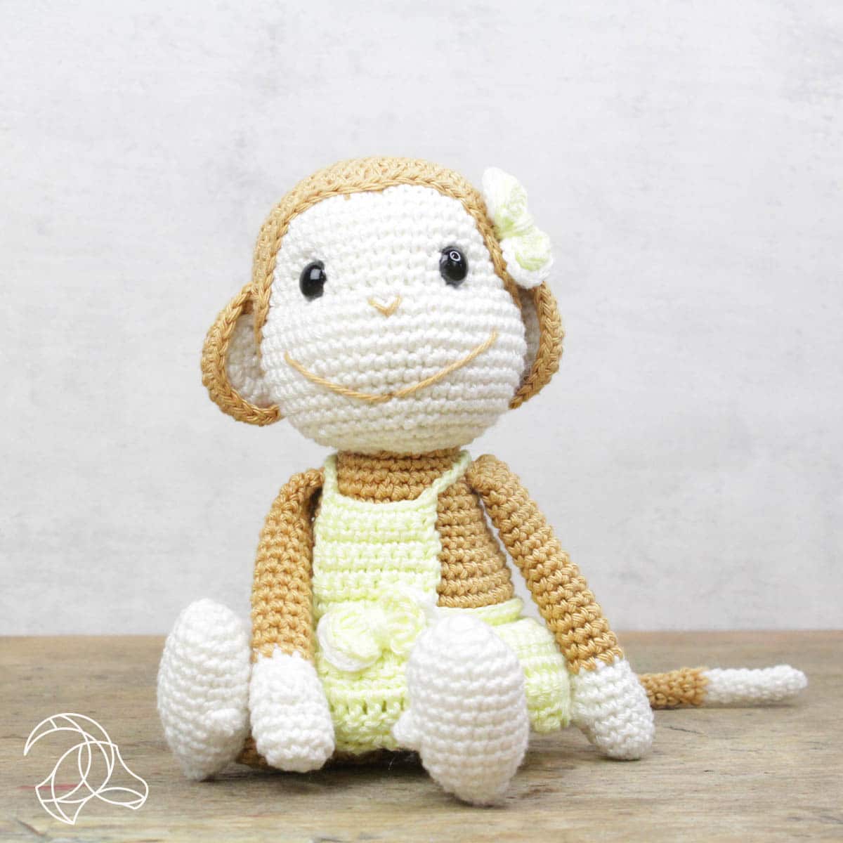 Nikki the Monkey Crochet Kit - by Hardicraft