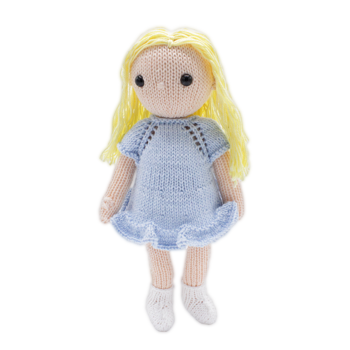 Little Blond Girl Doll Knitting Kit - by Hardicraft