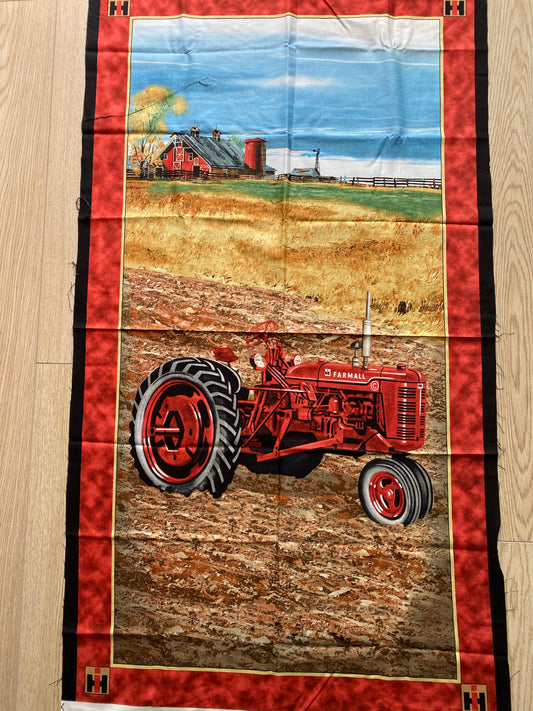 Farmyard & Tractor - Children's Fabric Panel