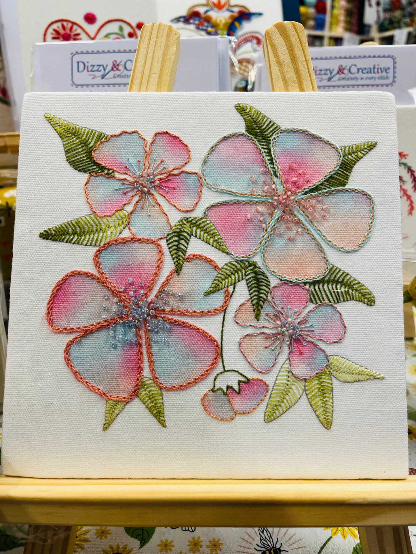 Soft Blossom Embroidery Project