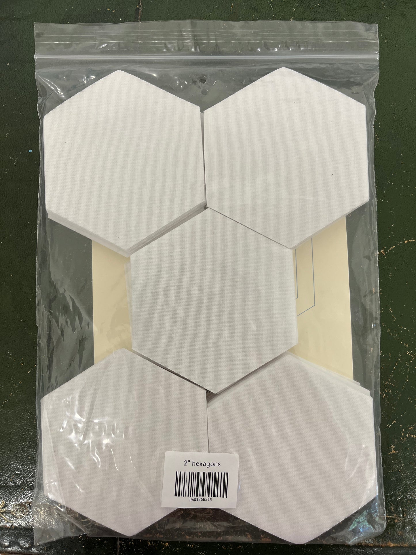 Pre Cut Quilting Hexiform Hexagons - Pack of 60 - 2 inch (51mm)