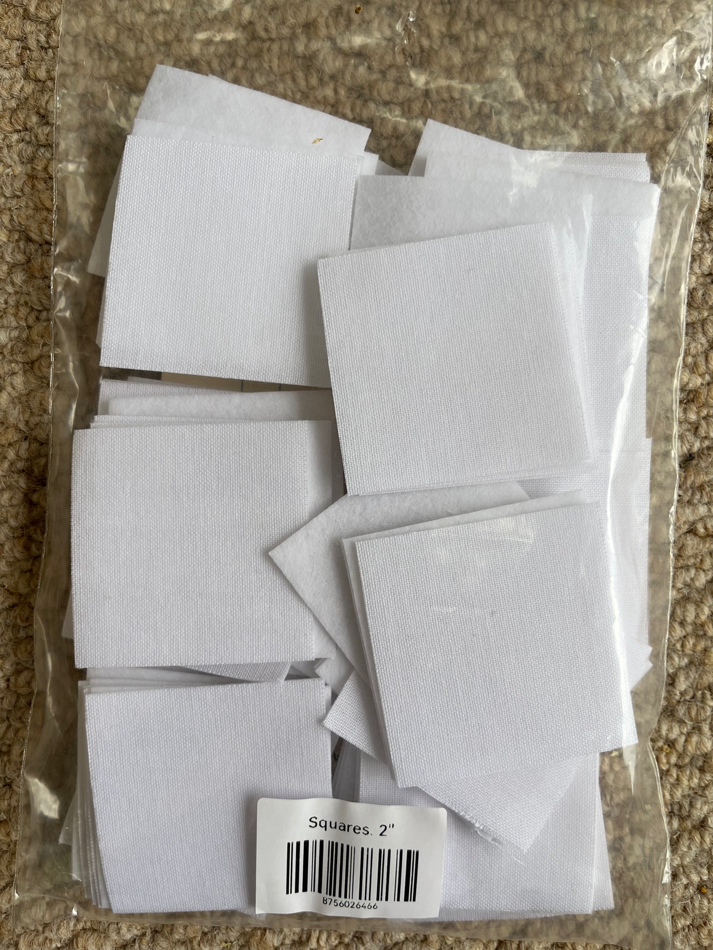 Pre Cut Quilting Squares - Pack of 100 - 2 inch (51mm)