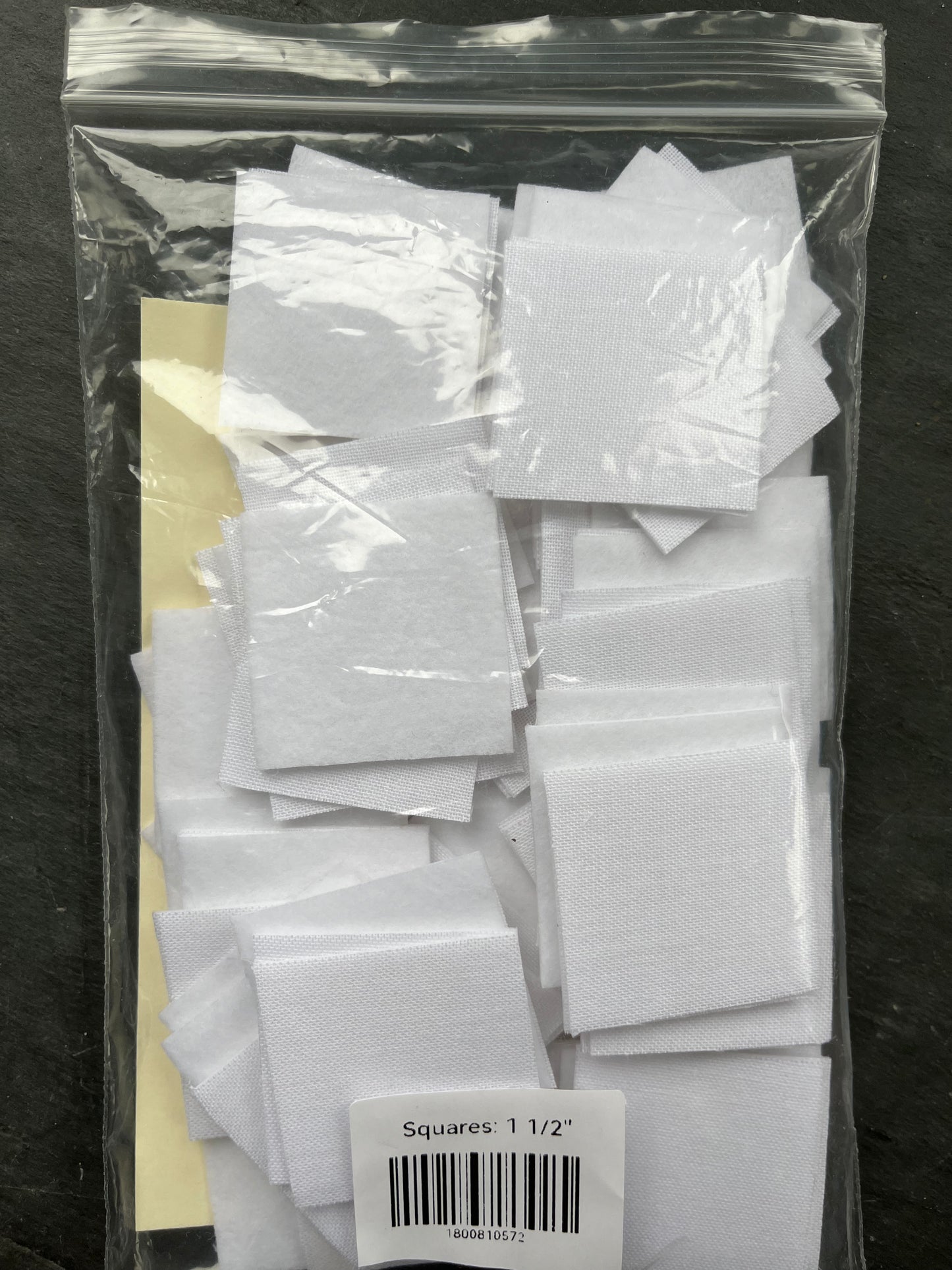 Pre Cut Quilting Squares - Pack of 100 - 1.5 inches (38mm)