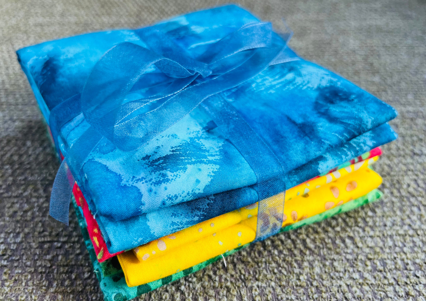 Batik Fabric Fat Quarter Bundle - for Quilting, Crafting Project etc