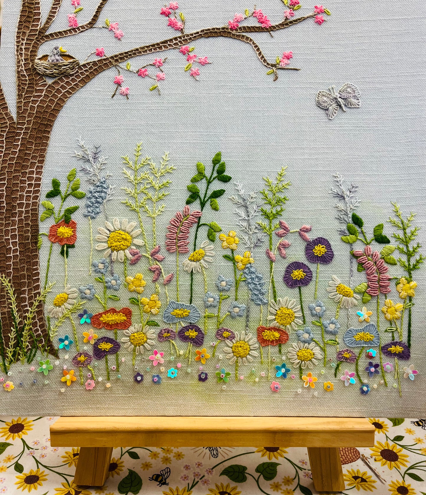Spring Meadow Embroidery Project - from Dizzy & Creative