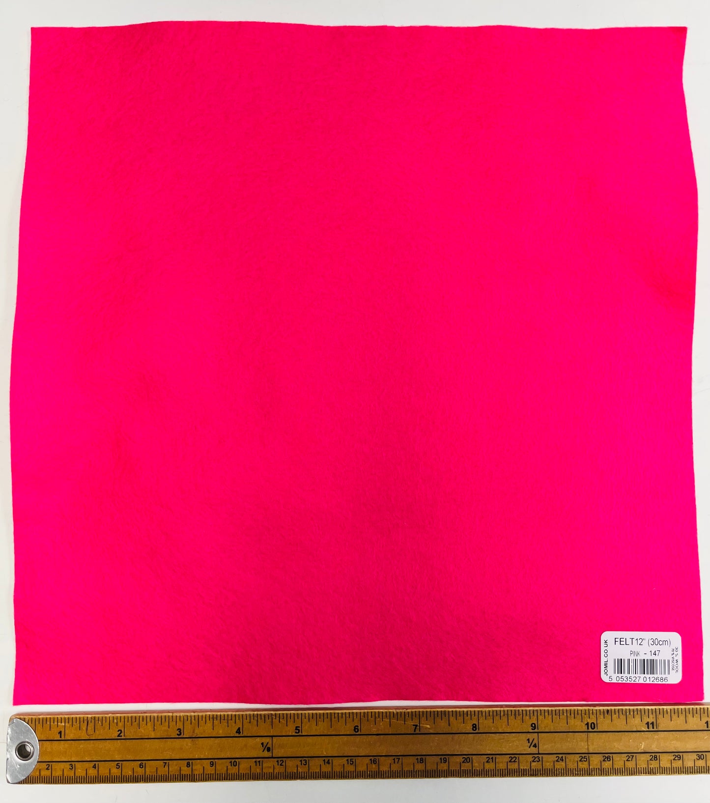 12" Felt Square Bundle - Twelve Mixed Colour Pack