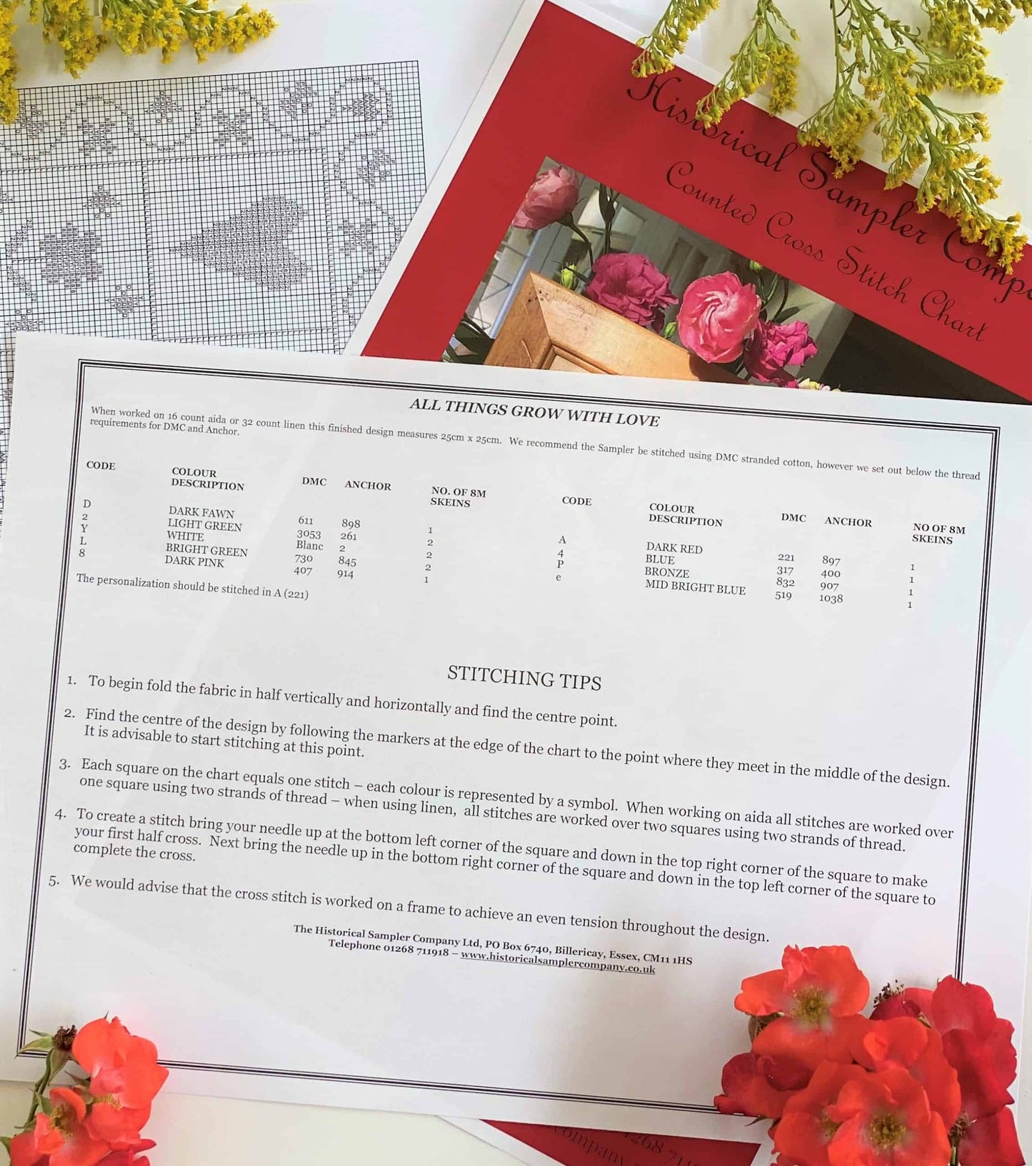 Our Year Cross Stitch Sampler - The Historical Sampler Company