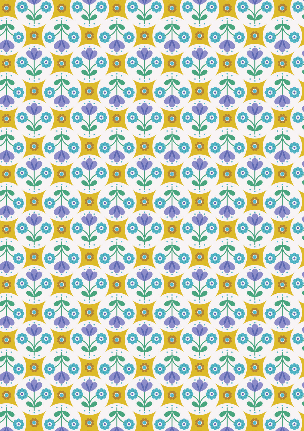 Boho Blooms 100% Cotton Fabric Collection - by Lewis & Irene