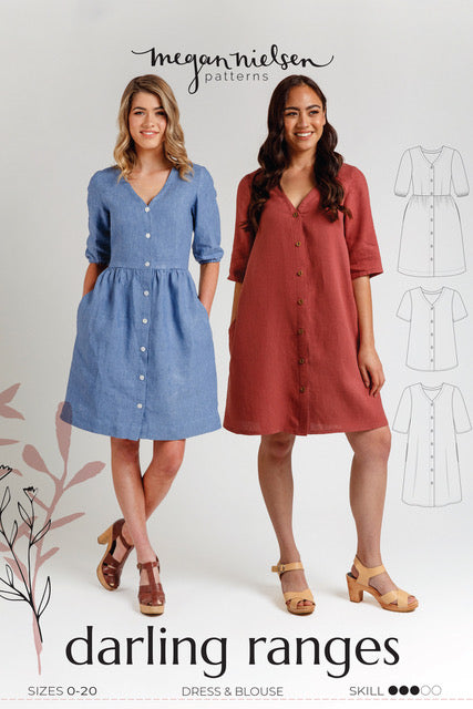 Dress & Blouse Pattern - Darling Ranges by Megan Nielson