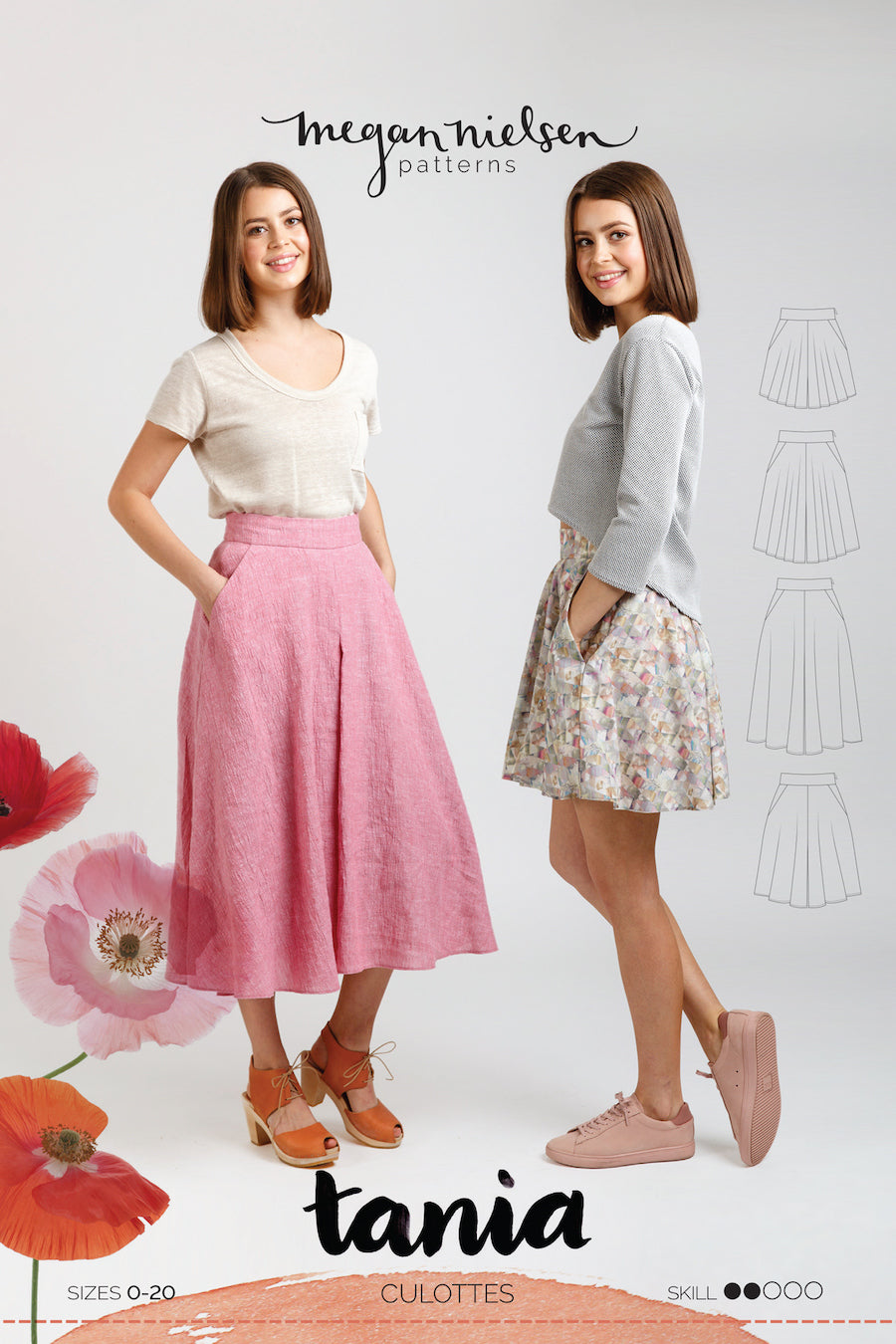 Tania Culottes Pattern By Megan Nielsen – Soft Touch Needlecraft Ltd