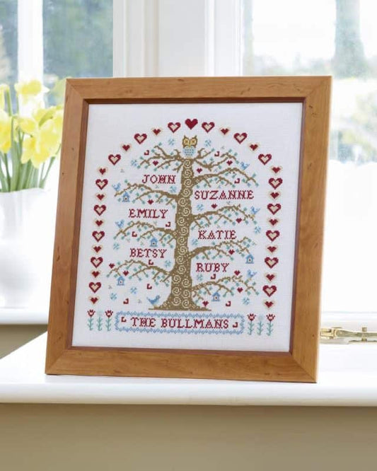 My Family Tree - Counted Cross Stitch - The Historical Sampler Company