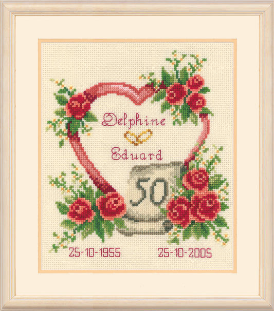 Anniversary Counted Cross Stitch Kit