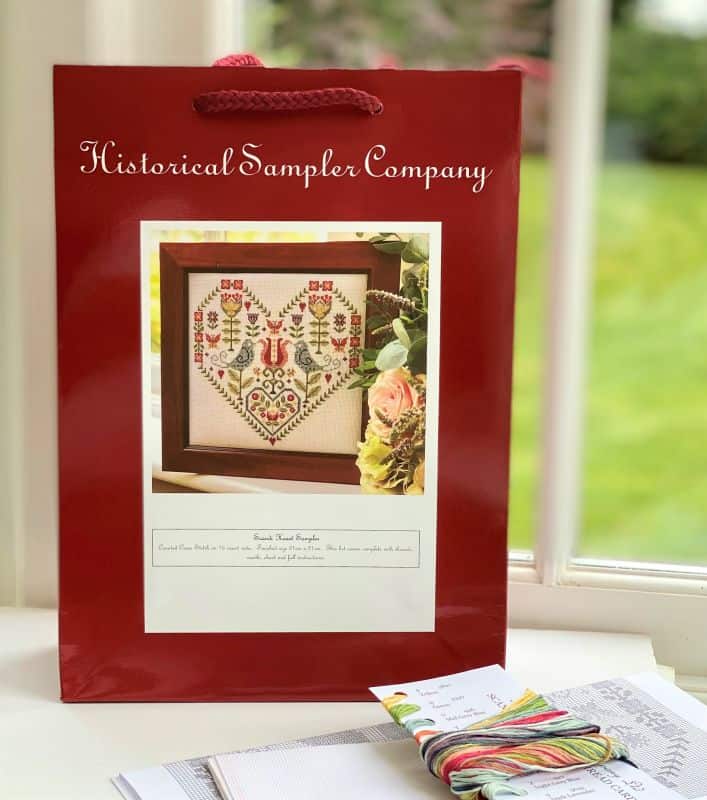 Doggy Counted Cross Stitch Sampler - The Historical Sampler Company