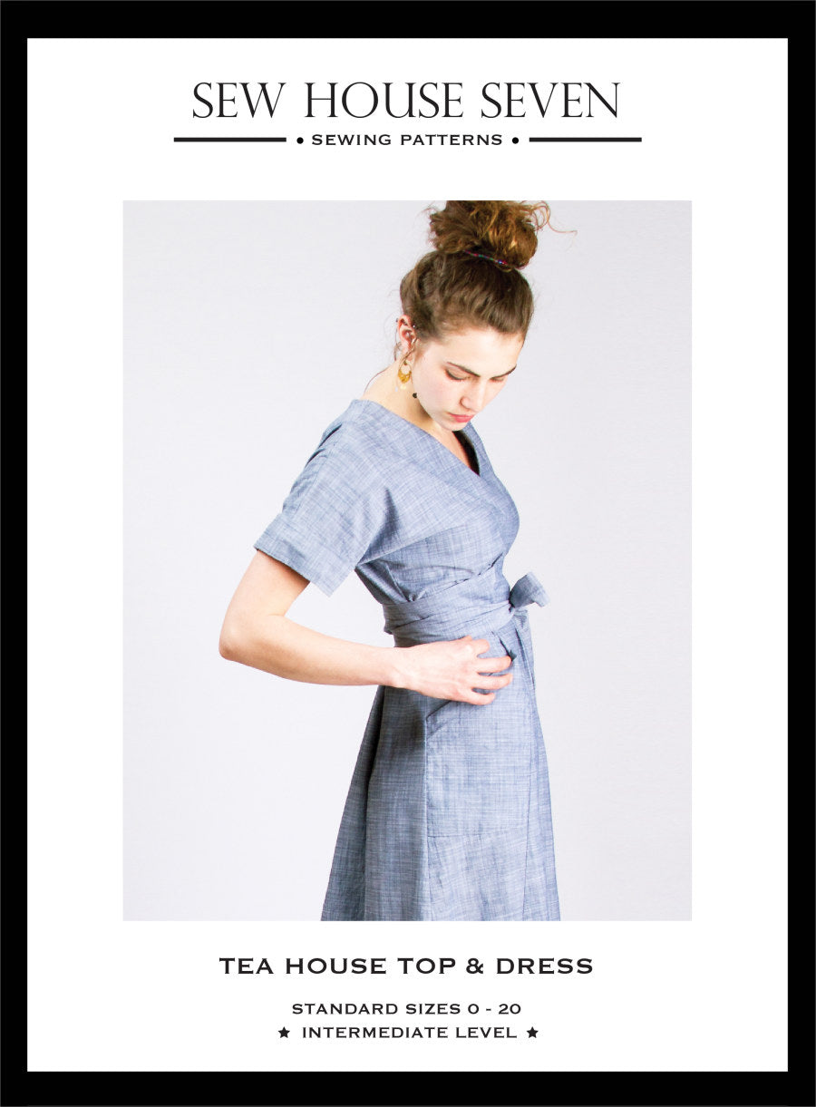 Tea House Top & Dress Pattern Size 00-20 by Sew House Seven