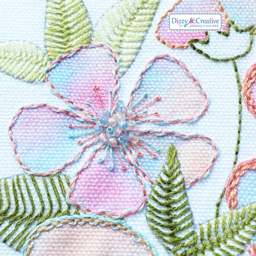 Soft Blossom Embroidery Project