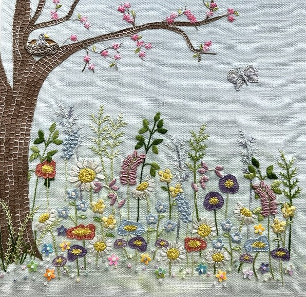 Spring Meadow Embroidery Project - from Dizzy & Creative
