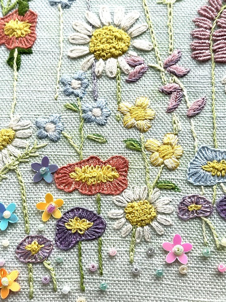Spring Meadow Embroidery Project - from Dizzy & Creative