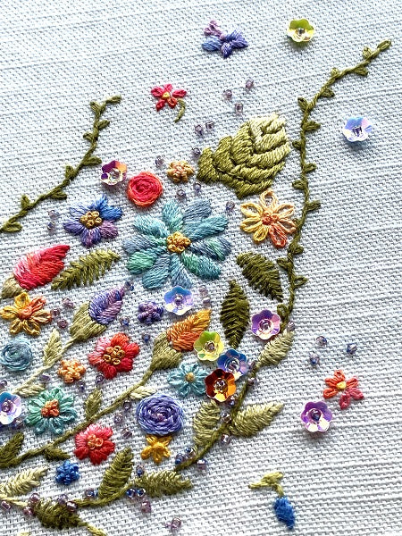 Spring Flight Butterfly Embroidery Project