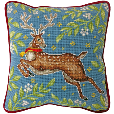 Sleigh Bells Ring Reindeer Tapestry Kit by Bothy Threads