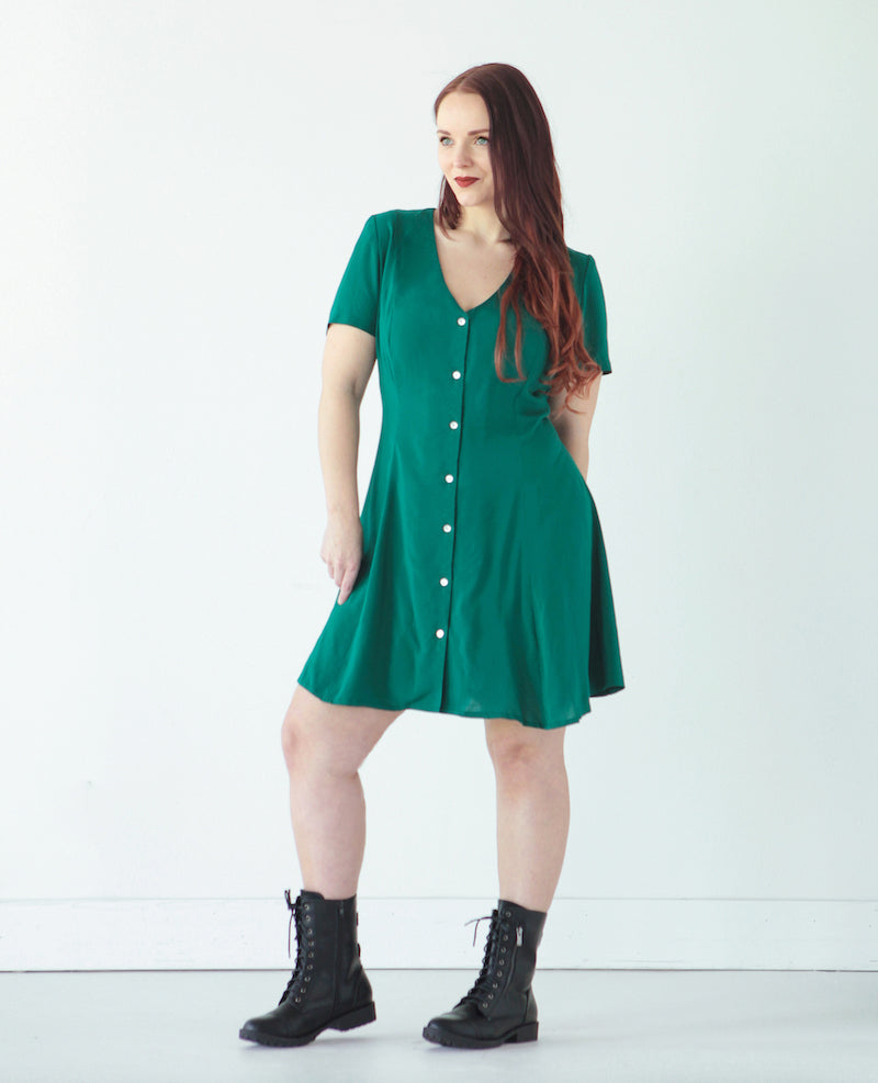 The Shelby Dress & Romper Pattern By True Bias