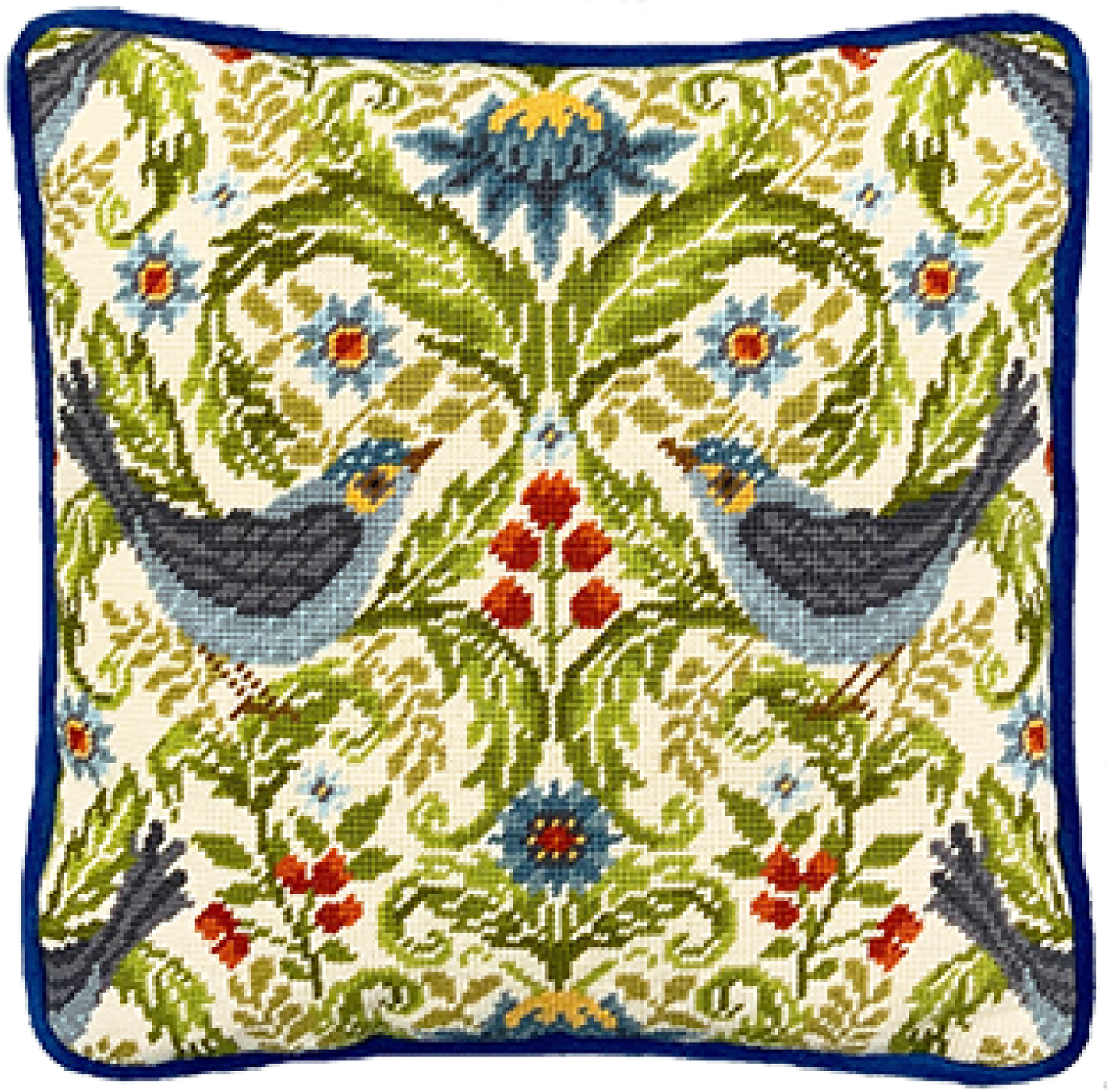 Summer Bluebirds Tapestry Cushion Kit