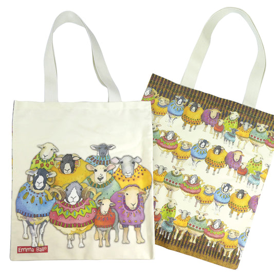 Sheep in Sweaters Tote Bag - Designed by Emma Ball