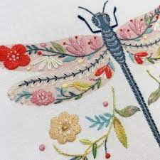 Dragonfly Embroidery Kit by Bothy Threads