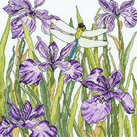 Iris Garden Counted Cross Stitch Kit by Bothy Threads XFY3
