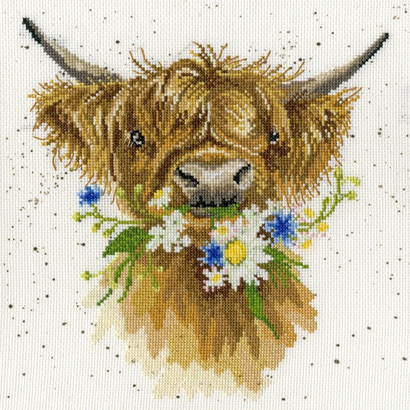 Highland Cow - Counted Cross Stitch Kit by Bothy Threads