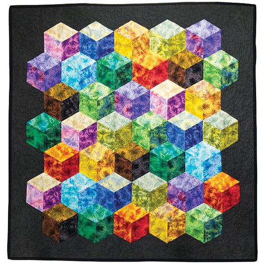 Tumbling Colors Quilt Pattern - by Paper Pieces