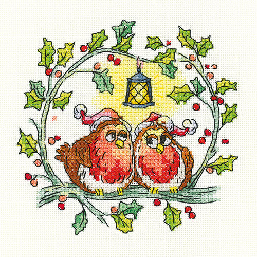 Christmas Robins - Counted Cross Stitch