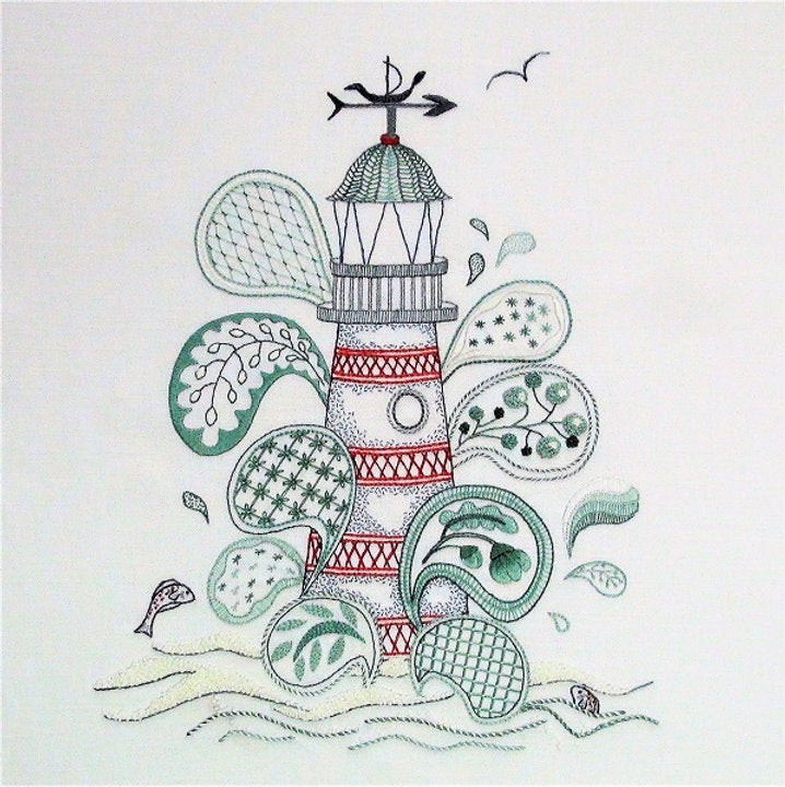 The Crewel Sea - Lighthouse Crewel Embroidery Project