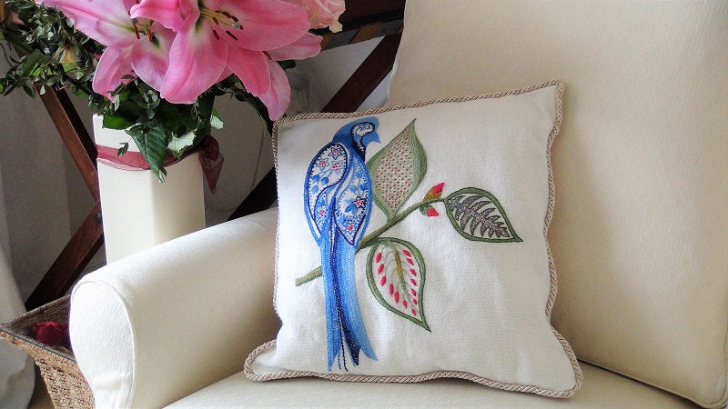 Bluebird Crewel Embroidery Pattern