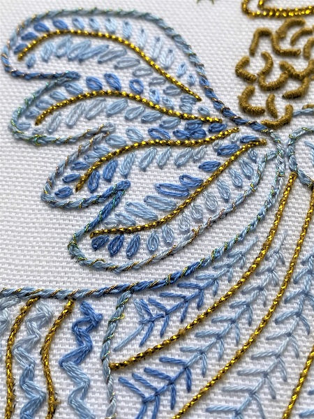 Christmas Angel Embroidery Project by Dizzy & Creative