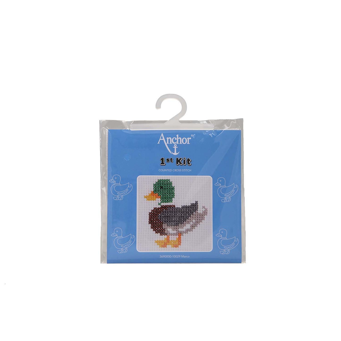 Marco the Duck First Counted Cross Stitch Kit - For children & beginners