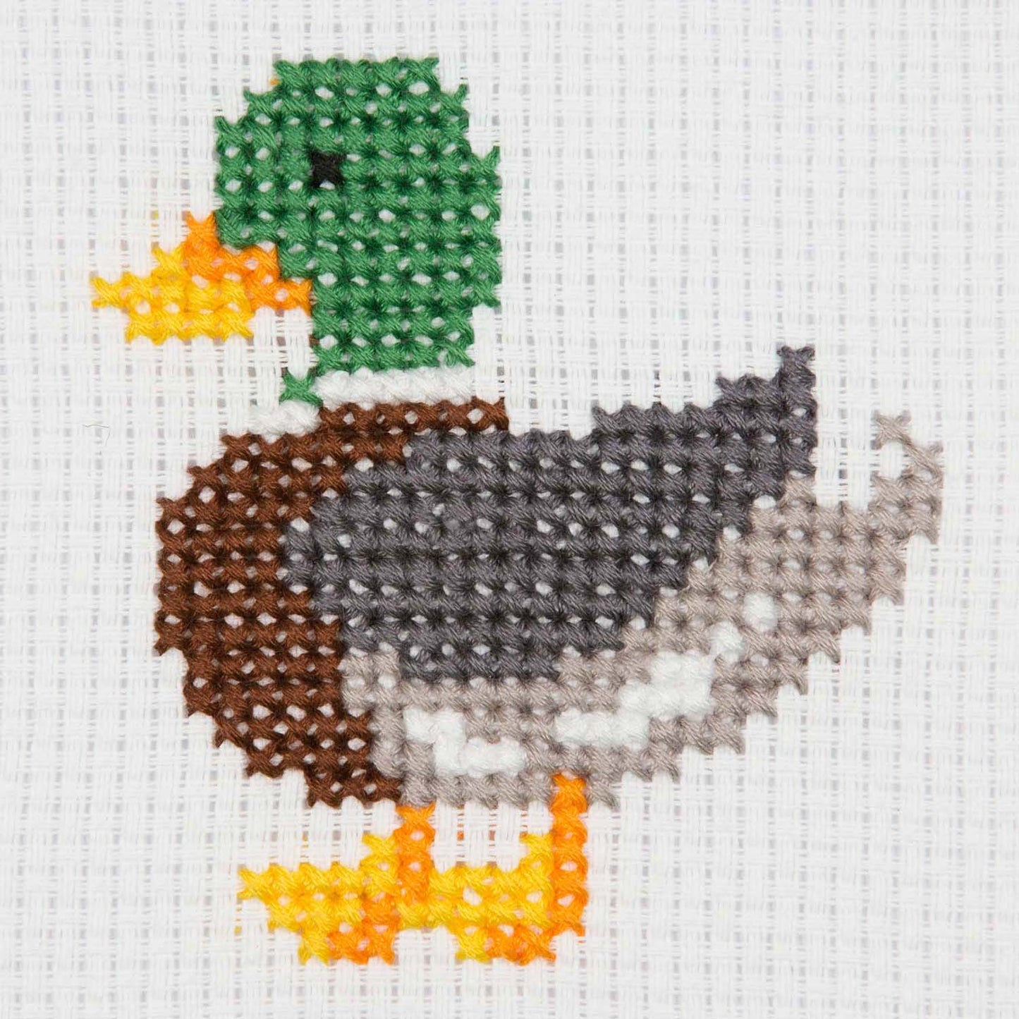 Marco the Duck First Counted Cross Stitch Kit - For children & beginners