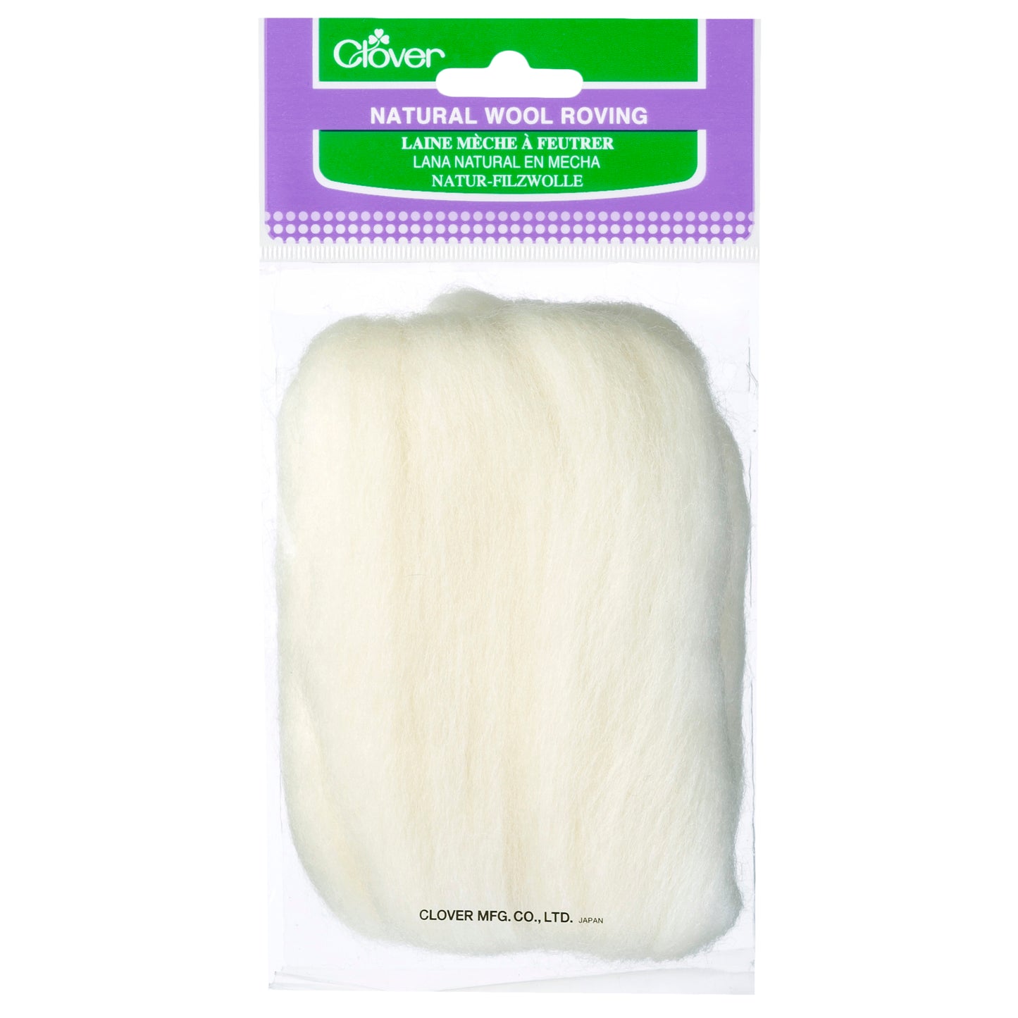 Natural Wool Roving - Variety of Colours Pack of 1