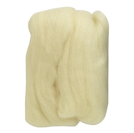 Natural Wool Roving - Variety of Colours Pack of 1